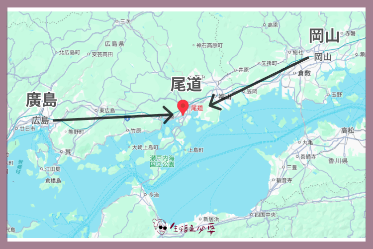 尾道地理位置